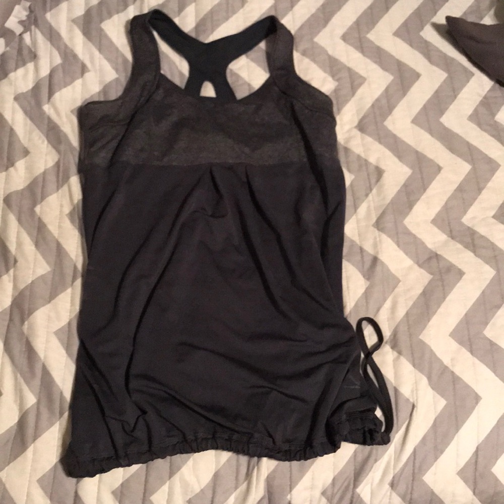 NWOT work out tank with built in bra